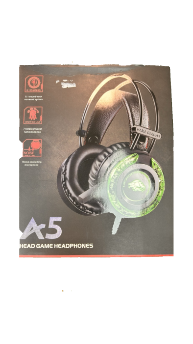 A5 Gaming Headset met 5.1 Surround Sound & Noise Cancelling Microfoon (LED)