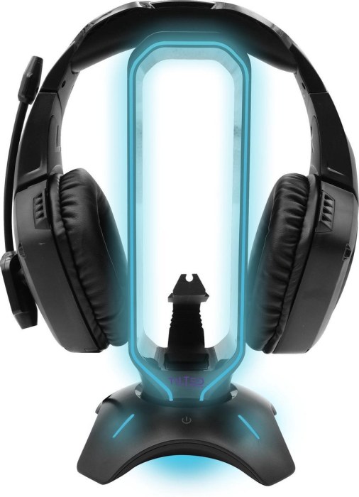 Tilted Nation TNSHADOW 3 in 1 koptelefoon houder met RGB verlichting, hub met 2 USB-A poorten en muis bungee - Speciale gaming headset stand
Merk:Tilted Nation
•
5,0
Bekijk 2 reviews

•
Delen