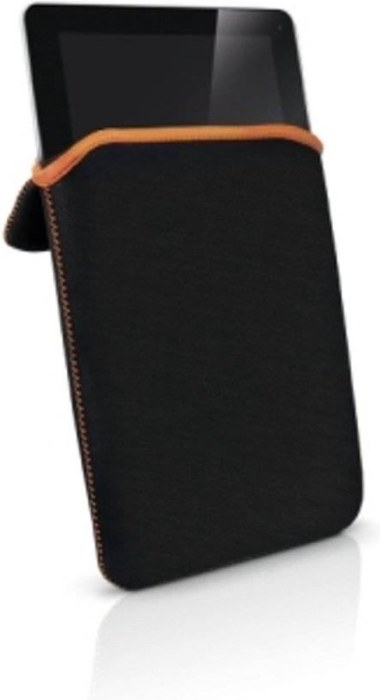 Yarvik sleeve 8 Inch - universele neoprene tablet sleeve - Zwart / Orange