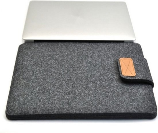 Natec Tablet hoes van vilt stof kleur blauw.