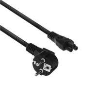ACT AC3310 | Elektriciteitssnoer | 2 Meter | CEE7/7 naar C5 Stekker 3-Pin | Zwart