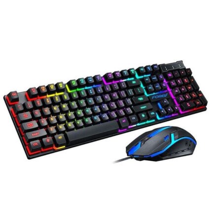 FOREV FV-Q3055 Blacklight Game Keyboard and Mouse Suite