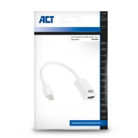 ACT AC7525 | Mini DisplayPort naar HDMI Adapter | 0,15 m | Wit