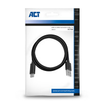 ACT AC7350 | USB 2.0 Kabel | USB-C naar USB-A | 1m | Zwart