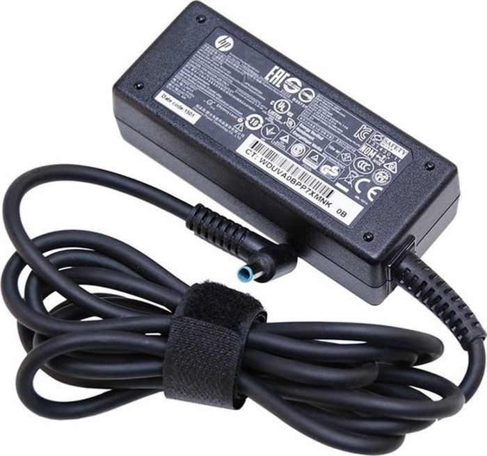 65W Adapter | Voor HP EliteBook 840 G5/G6 | 4.5 mm blauwe pin | Zwart