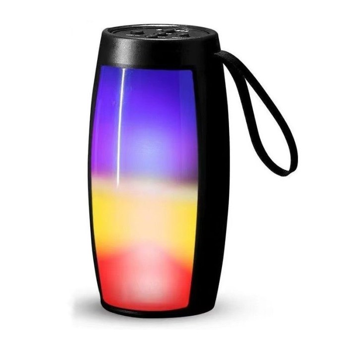 Bluetooth Speaker LED Light Wireless Speakers Colorful Lights