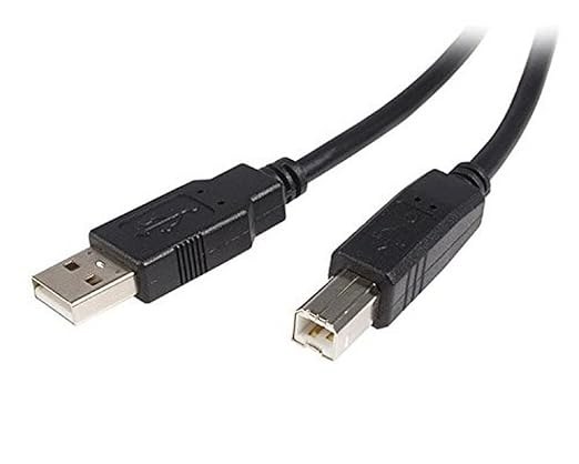 USB 2.0, Male Micro USB Type B to Female USB Type A, Black /  0.10m