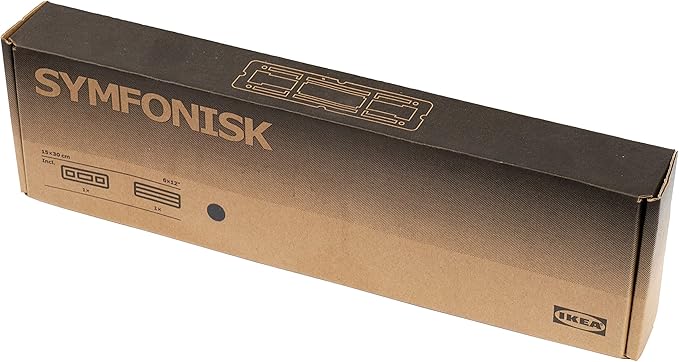 IKEA Symfonisk Bookshelf Speaker Wall mount Black 104.381.71