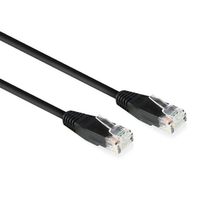ACT 4005 netwerkkabel | Cat6 | U/UTP (UTP) | 5 m | Zwart