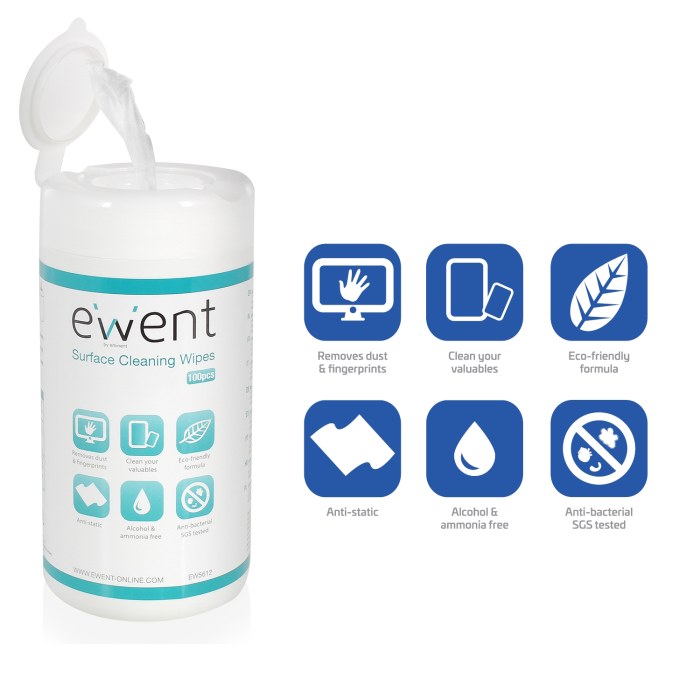 EWENT Surface Cleaning Wipes