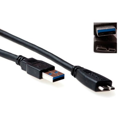 ACT USB 3.0 A male - USB micro B male 2,00 m