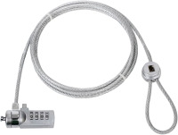 Laptop Lock 1.8M Laptop Cable Lock Hardware Security Cable Lock Anti Theft,Notebook/Laptop Combination Lock Security Cable,for Laptops.