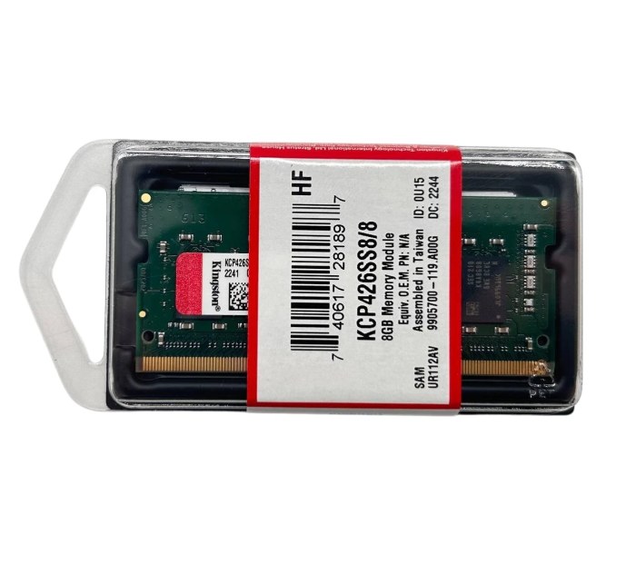 Kingston SO-DIMM 8 GB DDR4-2666 SRx8 RAM KCP426SS8/8 NEU OVP