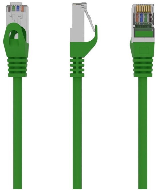 FTP Cat6 patchkabel, 3 m, groen