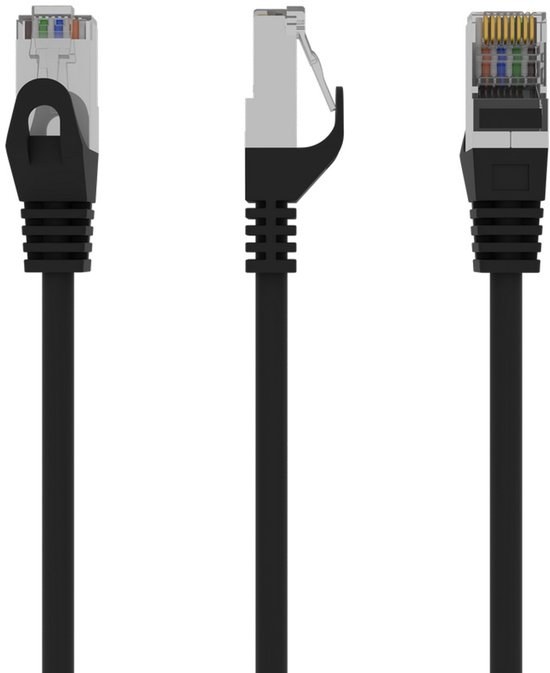CablExpert PP6-1M/BK - Netwerkkabel, FTP Cat6, zwart