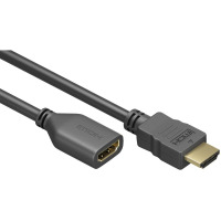 HDMI High Speed naar VGA Connection Cable Black / Silver 1.80 m.