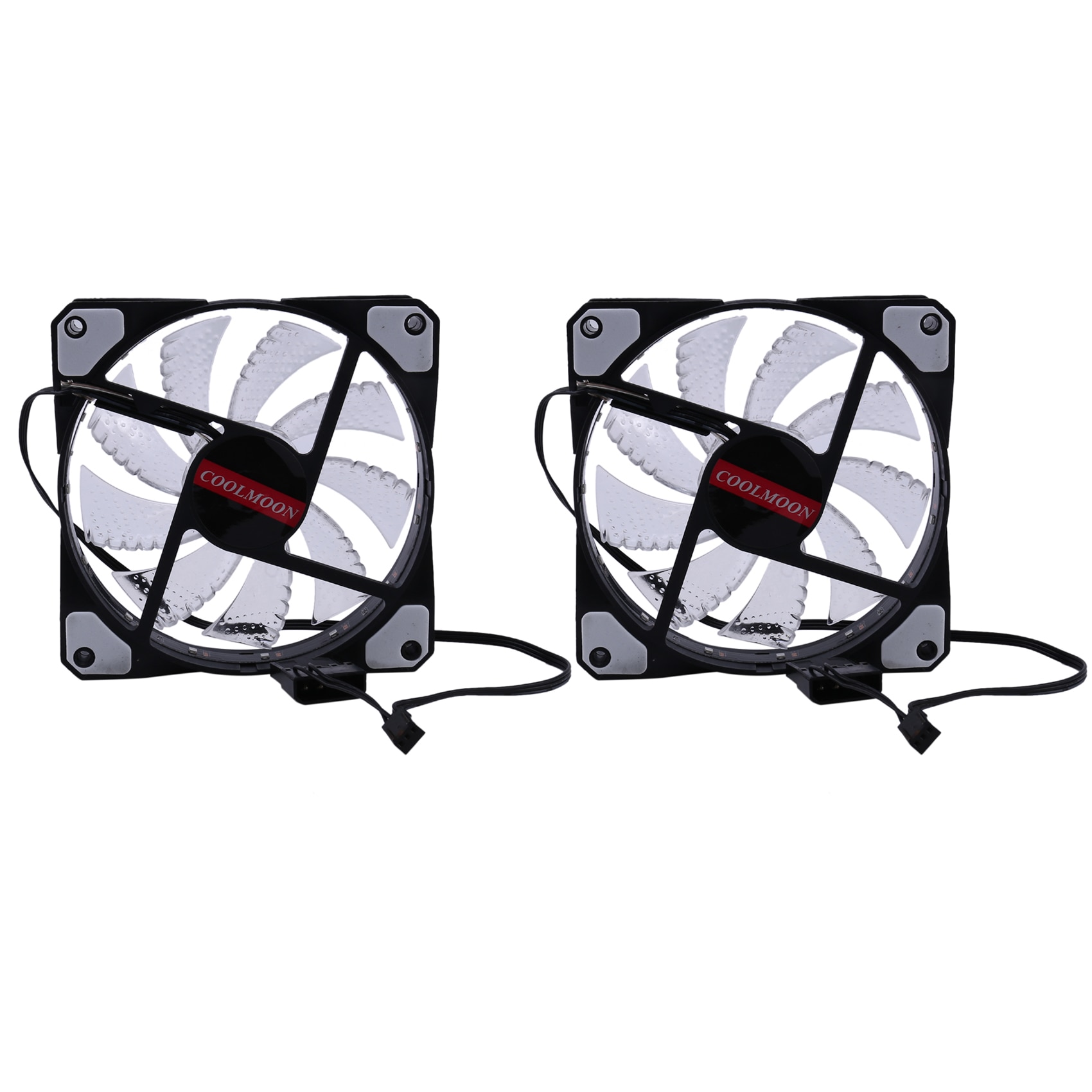 Coolmoon 120mm 15 licht streamer led pc-behuizing koelventilator ultra stille computer led