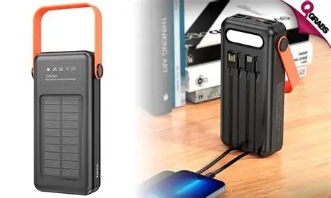 Hoco DB33 12 in 1 solar Portable Power Bank 30000mAh