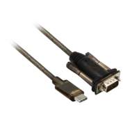 ACT AC6002 | Serile Kabel | USB-C naar DB-9 | 1,5 m | Zwart