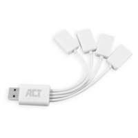 ACT AC6210 | Interface Hub | USB 3.2 Gen 1 3.1 Gen 1 Type-A | 480 Mbit/s | Wit