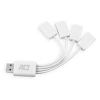 ACT AC6210 | Interface Hub | USB 3.2 Gen 1 3.1 Gen 1 Type-A | 480 Mbit/s | Wit