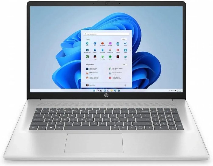 HP 17-cp3003nw | 17.3" Full HD IPS | AMD Ryzen 7 7730U | 16GB RAM | 512GB SSD | W11 Home
Hewlett Packard logo