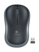 Logitech M185 | Draadloze Muis | Links- en Rechtshandig | RF | 1000 DPI | Zwart/Grijs