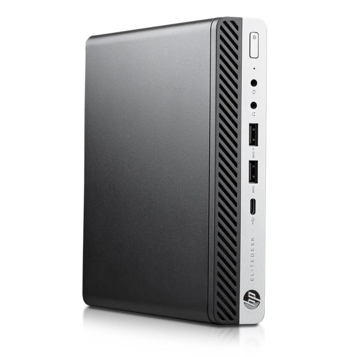 HP EliteDesk 800 G4 Mini | Intel Core i5-9500 | 256GB | 16GB | 2x DisplayPort | W11 home | Refurbished gold