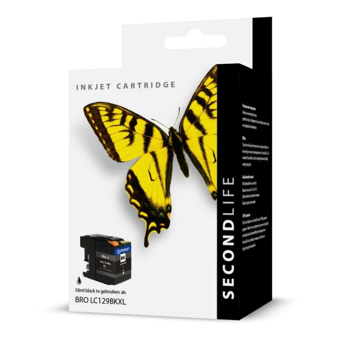 SecondLife - Brother LC 129 BK XL