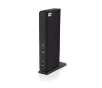 ACT AC7049 | USB-C/A Multiport Docking Station | 2x HDMI 2048x1152 + Ethernet + 6x USB + Audio | Zwart