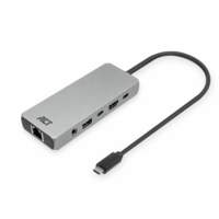 ACT AC7095 | Docking Station | USB-C | Zilver