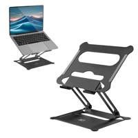 ACT Laptopstandaard 15.6" | Aluminium | Inklapbaar | Traploos in Hoogte Verstelbaar"
