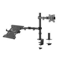 ACT AC8305 | Notebookstandaard tot 15.6" & Monitorarm tot 32"" | Zwart"