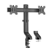 ACT AC8332 | In Hoogte Verstelbare Monitor-bureaubeugel | Tot 27" | Max 7kg | VESA 100x100 | 2 Monitoren"