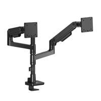ACT AC8343 Premium | Verstelbare Monitor-bureaubeugel | Tot 49" | Max 20kg | VESA 100x100 | 2 Monitoren"