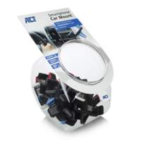 ACT AC9000 | Passieve Telefoonhouder voor in de Auto | Zwart | Set van 25 stuks