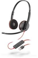 Poly Blackwire C3220 | Bedrade On-ear Stereo Headset | USB-A | Zwart