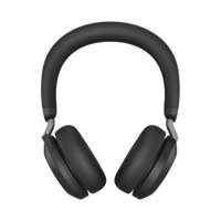 Jabra Evolve2 75 | Draadloze Headset USB-C Adapter | MS Teams | Zwart