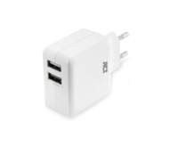 ACT AC2125 | Fast Charge Dual USBA Oplader 30W | Wit