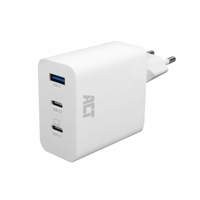 ACT AC2170 USBC/USBA Lader | 3Poorts met PPS, QuickCharge & GaNFast | 65W