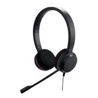Jabra Evolve 20 MS Duo | Bedrade On-ear Mono Headset | Zwart