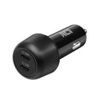 ACT AC2200 | USBC Autolader voor Mobiele Apparaten 25W | Zwart