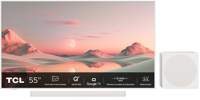 TCL NXTFRAME 55A300PRO | 55" 4K Ultra HD QLED Smart TV | Google TV | Inclusief Soundbar & Subwoofer | Dolby Vision IQ | 120Hz"