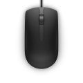 Dell MS116 | Bekabelde Muis | Links- en Rechtshandig | USB-A | 1000 DPI | Zwart