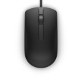 Dell MS116 | Bekabelde Muis | Links- en Rechtshandig | USB-A | 1000 DPI | Zwart