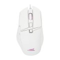 Baracuda RAPTOR RGB | Bedrade Gaming Muis | USB-A | 6400 DPI | Wit